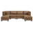 Faux Leather Modular Sectional