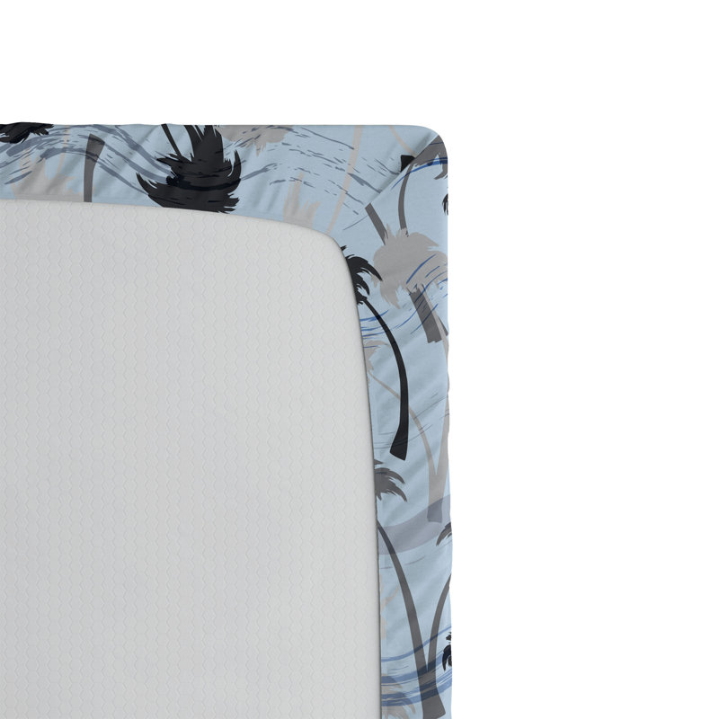 Drap-housse Ambesonne Palm Trees Aloha Vibes, Drap-housse de taille simple