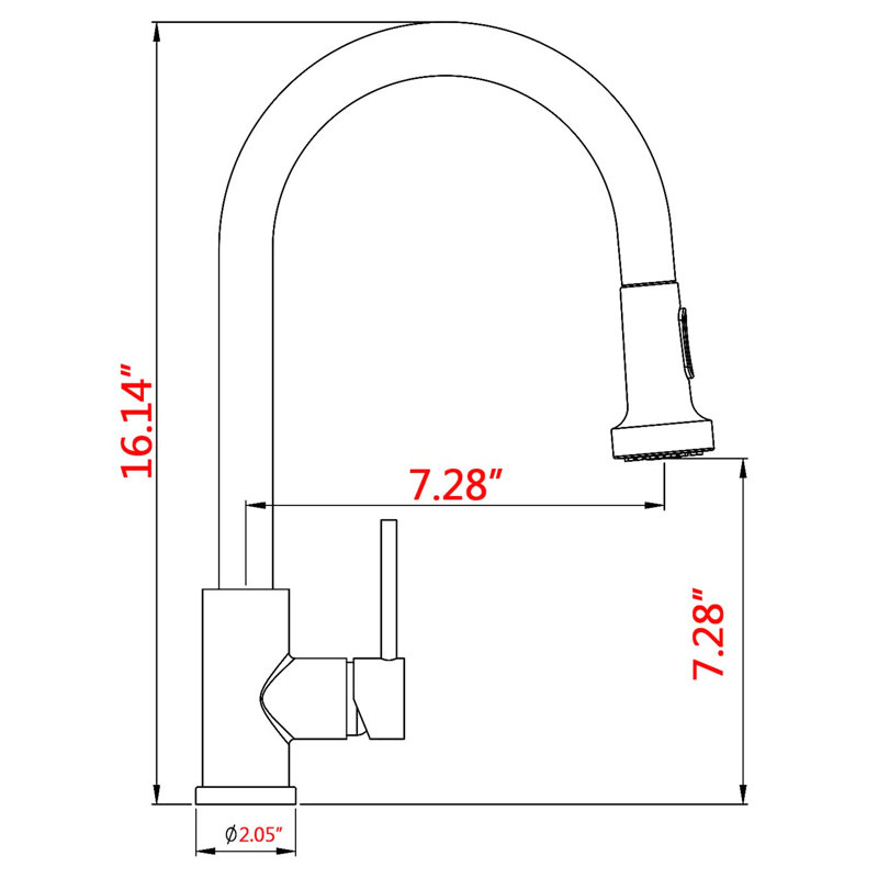 Stainless Steel Kitchen Faucet In Matte Black With Soap Dispenser, Scratch-, Rust-, 360 Swiveling Spout, 1.8Gpm Flow Rate To Scratches And Rust,
