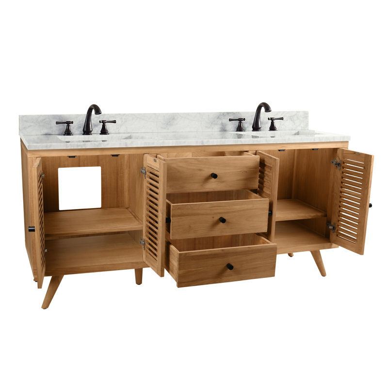 Harper 73" Double Bathroom Vanity, 73