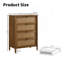 Commode 4 tiroirs Vichy
