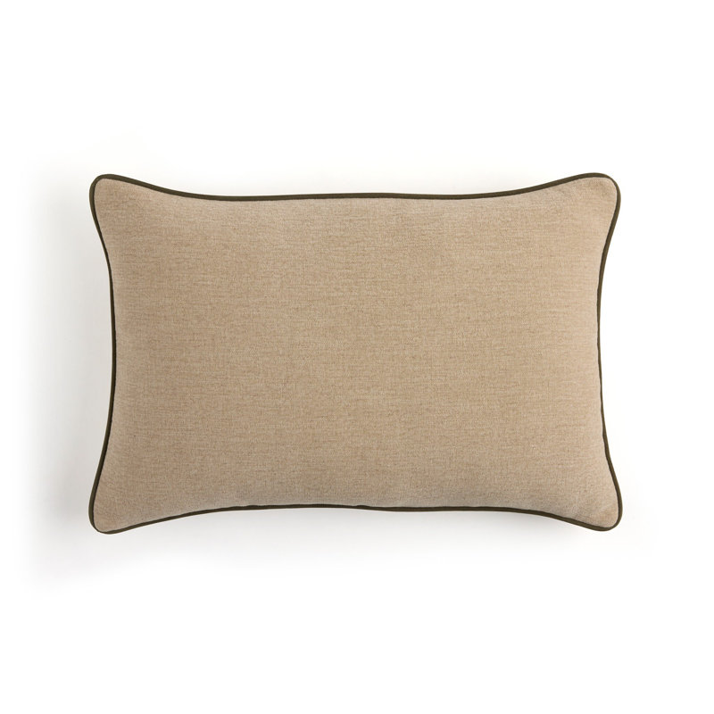 Vienna Square Throw Pillow, Rectangle 16"H x 24"W, Laughlin Natural
