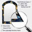 Motif victorien Salette cobalt bleu nouveau vignes - grand miroir mural arqué floral-1654486605
