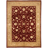 Oriental Area Rug in Rust/Beige