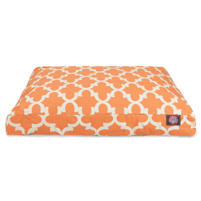 Trellis Geometric Polyester Pet Bed