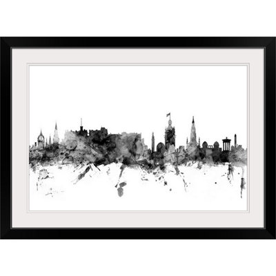 «Edinburgh Écosse Skyline» par Francy, impression