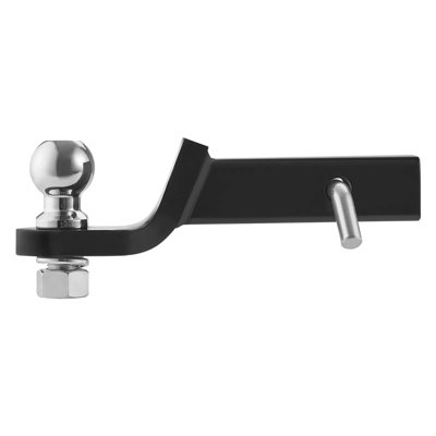 Trailer Hitch 2 Inches Receiver 2 Inches Drop Carbon Steel 1 Pack Tow Hitch for Heavy Duty Truck Black