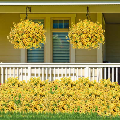 Fleurs artificielles pour l'extérieur