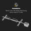 Klarstein Sowland 159cm W Barrel Charcoal Grill