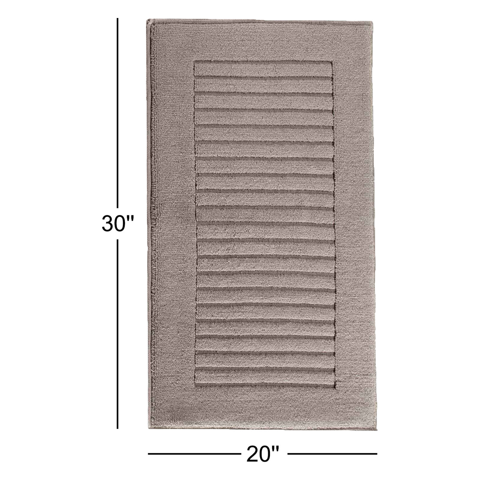 Rachel Bath Mat, Brown
