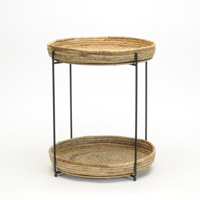 Table de bout à plateau supérieur avec rangement