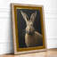 Alert Hare Realism - Framed Print-1895197298-1895197303