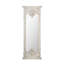 Miroir de plancher en bois massif de 21,5 po x 59 po pour hall d'entrée de chambre à coucher