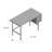 Dakota Solid Wood Iron Writing Desk