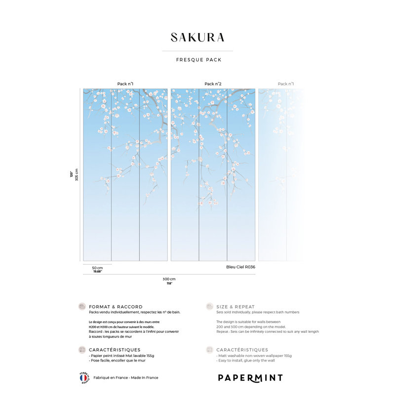 Sakura Pack 1 et 2, Bleu