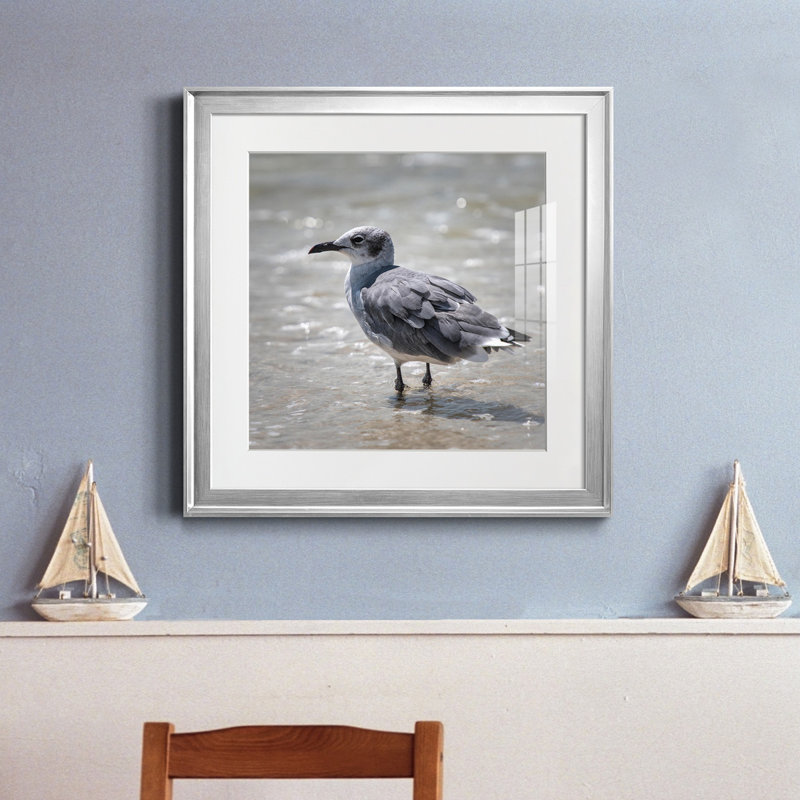 «Knee Deep», reproduction encadrée de qualité supérieure - prête à être accrochée, H 22,5 po x l 22,5 po x P 1,5 po