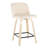 Arabelle Swivel Upholstered Faux Leather Counter Stool-89290193