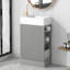 Meuble-lavabo 18,6 po avec lavabo, meuble-lavabo avec tablette à deux niveaux, orienté vers la gauche ou vers la droite-126278535