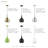 Tanna 1-Light Hardwired Steel Pendant-176246902-176246903
