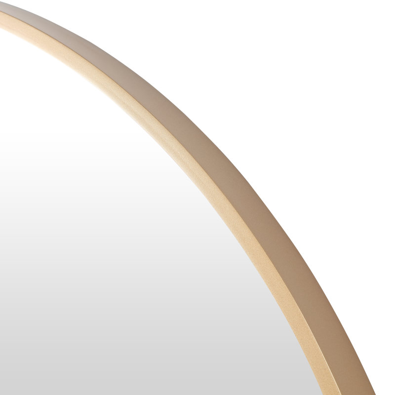 Miroir de salle de bain rond, Or, 28 po x 28 po