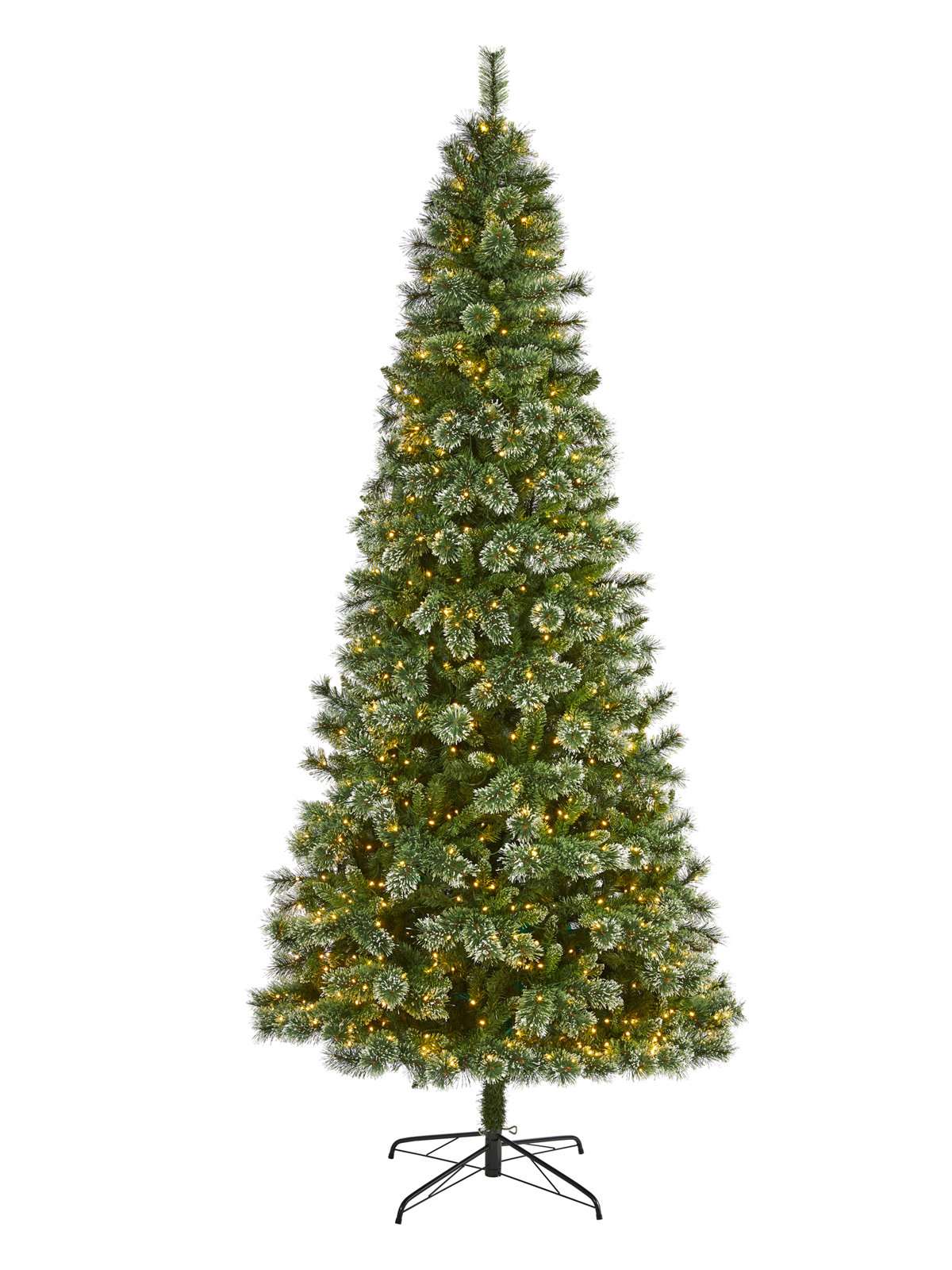 Lighted Artificial Christmas Tree, 9' H