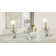 Breena 3-Piece Mirrored Coffee And End Table Set Silver