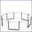 12FT Trampoline Pumpkin- Black Red