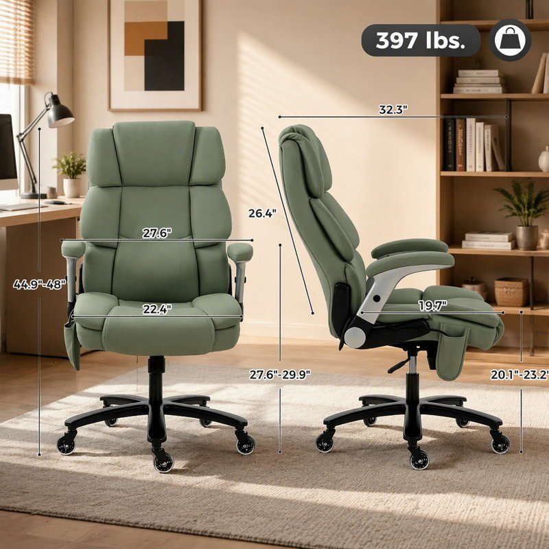 Chaise de bureau ergonomique avec soutien lombaire