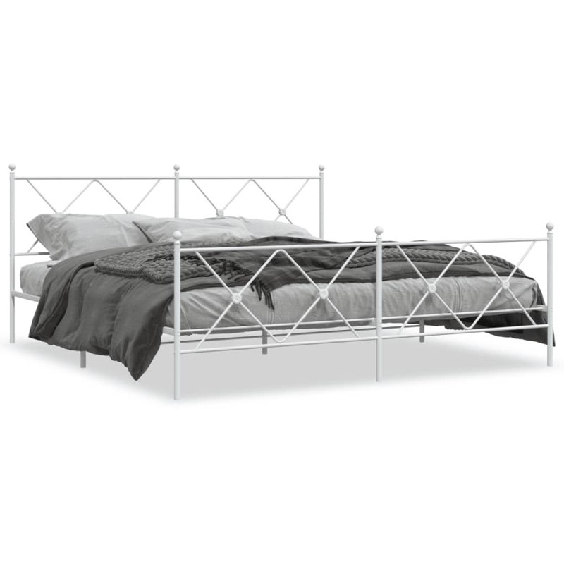 Primiano UK Bed, UK Super King - DE 180 x 213 cm, White