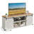 Cesilee TV Stand for TVs up to 75"  with 2 Sliding Barn Doors and Built-In Charging Station-1427611371