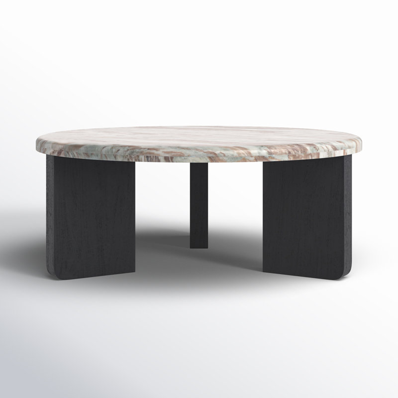 Bryony Marble Coffee Table, Black