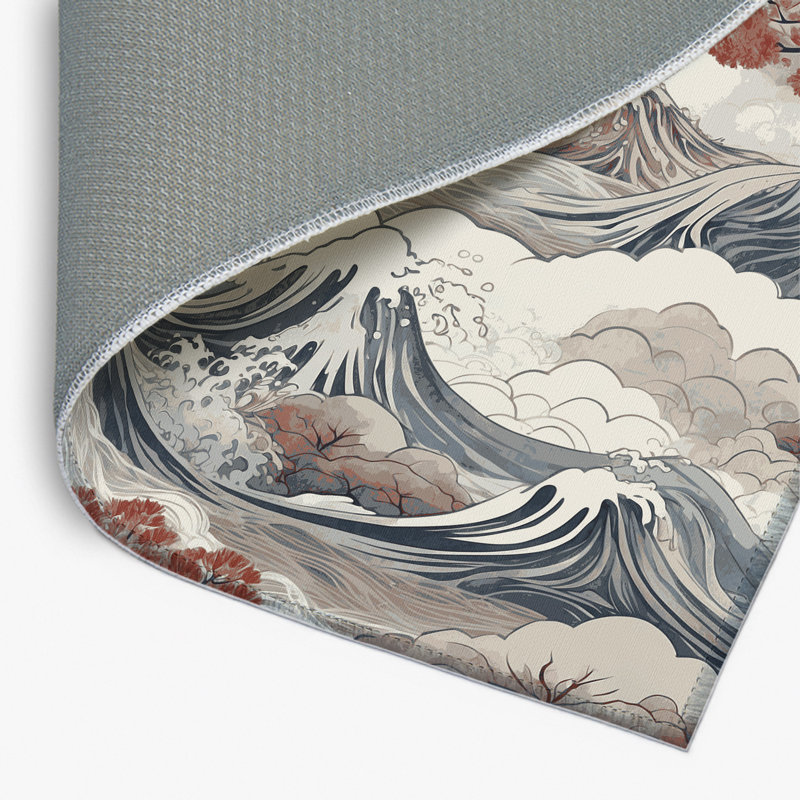 Tapis intérieur et extérieur Petal Vista, Rectangle 1 pi 6 po x 2 pi 6 po