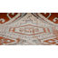 Tapis oriental en terre cuite / ivoire-1609053301