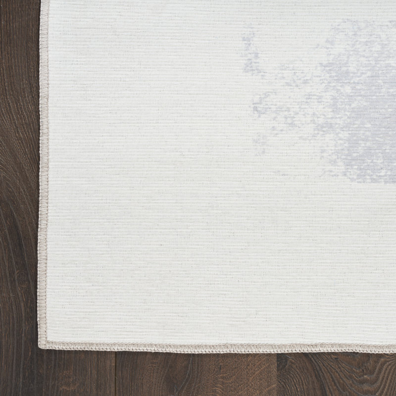 Tapis en coton lavable à la machine Dinene avec envers antidérapant, Rectangle 5 pi 2 po x 7 pi