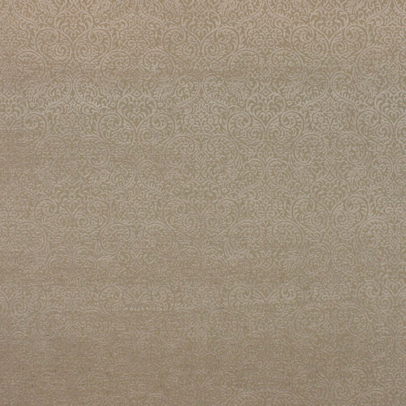 Tissu à volutes sanremo Prive, Fauve