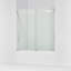 Levity 59.62" x 62" Bypass Bath Door with CleanCoat® Technology-94842338-111117689