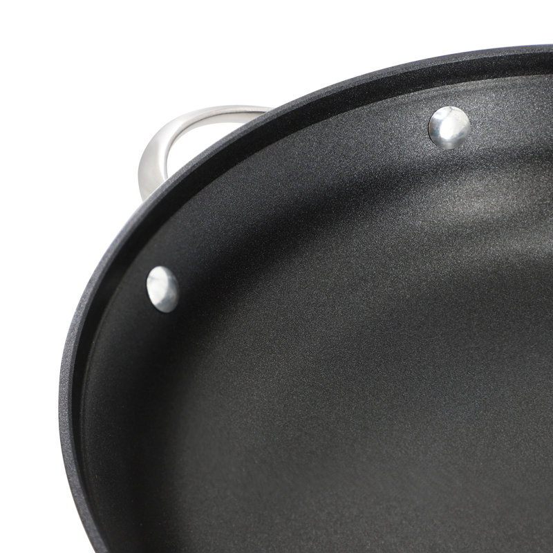 Calphalon Signature Hard-Anodized Aluminum Nonstick 12" Sauteuse Pan with Lid
