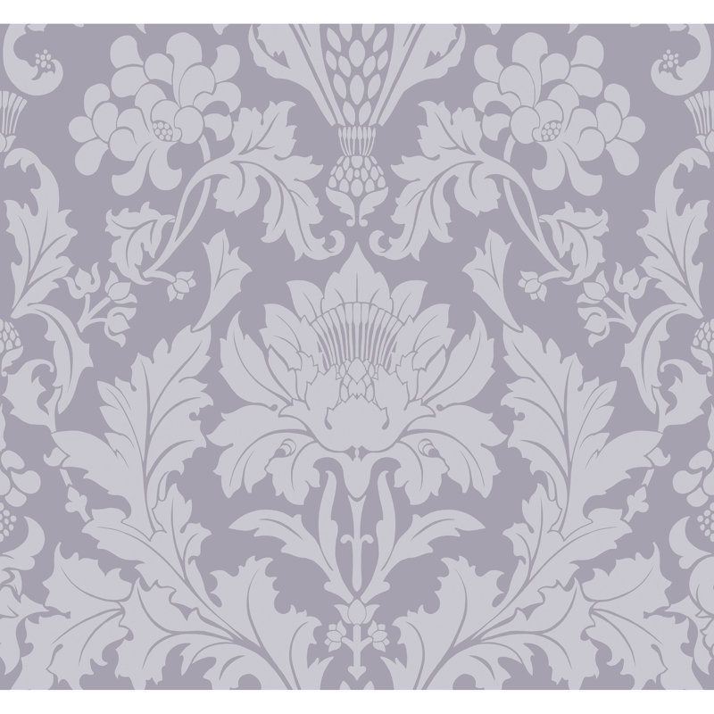 Mariinsky Fonteyn Damask Wallpaper Roll, Mink