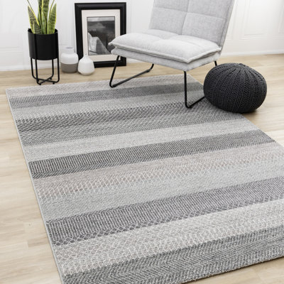 Tapis gris Dharamvir
