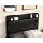 Base de lit simple avec rangement et base en métal stable - Améliore l'organisation de la chambre à coucher pour un style de tête de lit confortable