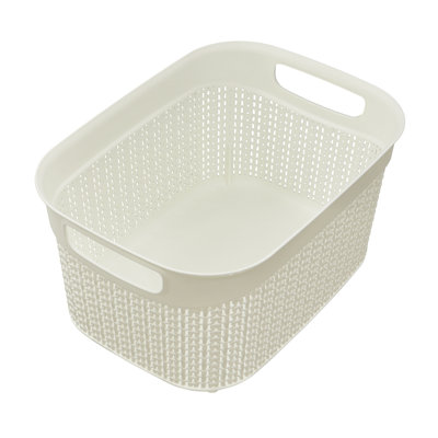 JVL Plastic Decorative Basket