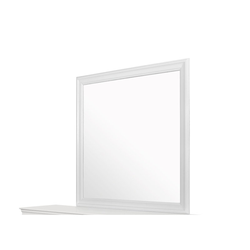 Miroir métallique Shaker, Blanc