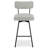 Giselle Swivel Upholstered Contemporary Modern Stool with Footrest-737591760-683203543