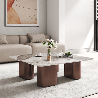 Ensemble de tables basses convertibles
