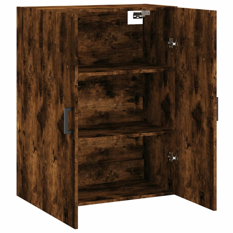 Malatesta Wall Bathroom Cabinet, Smoked Oak
