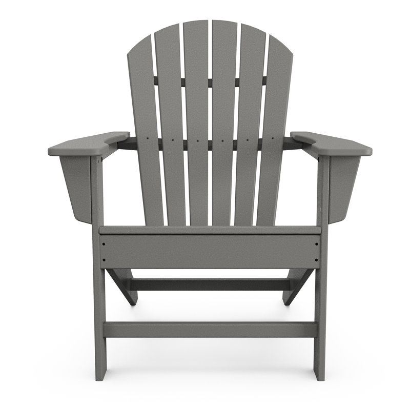 POLYWOOD Adirondack Chair, Slate Gray
