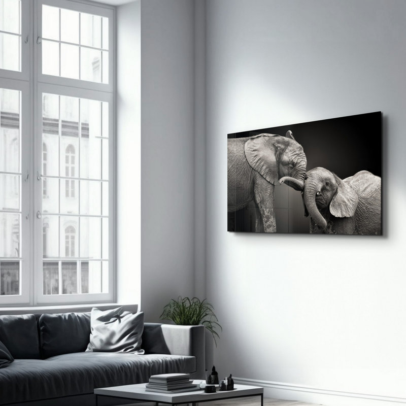 Elegant Tempered Glass Wall Art Painting, 13.8 x 21.7 inches | 100% Tempered Glass, Thickness: 0.16 inches | UV Printed for Vibrant Colors | Perfect for Home Decor, Living Room, & Office Spaces