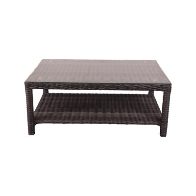 Rectangular Metal Outdoor Coffee Table , 40.16'' in. W 20.47'' in. D