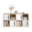 Bibliothèque à 4 cubes, étagère, rangement