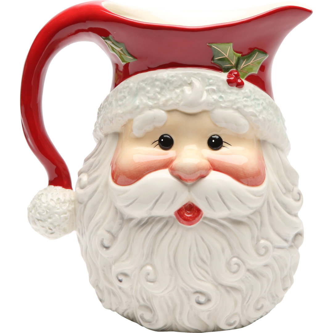 Chassiti Santa Pitcher 56oz The Holiday Aisle®